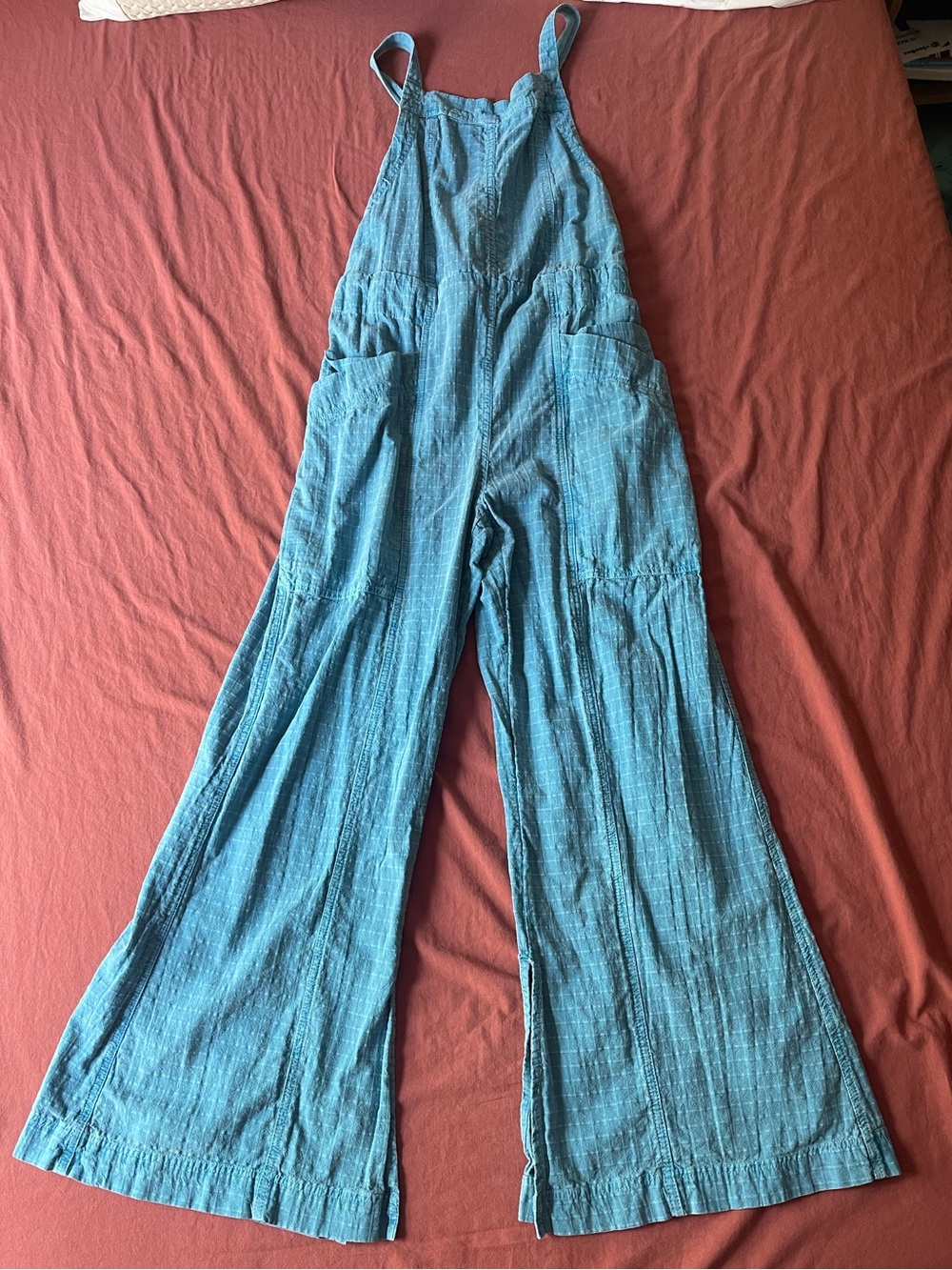 Free People Wide Leg Overalls